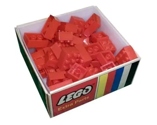 Assorted basic bricks - Red Image