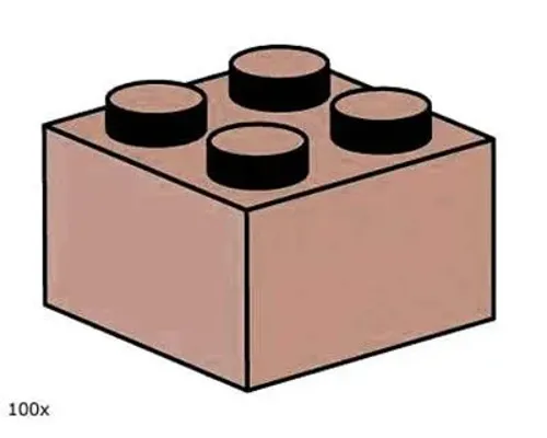 2x2 Sand Red Bricks Image