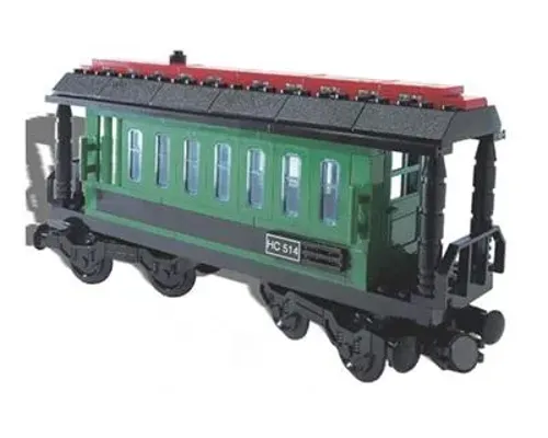 Green Passenger Wagon Image