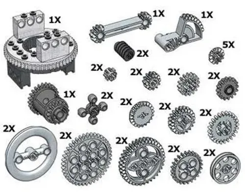 Technic Gear Wheels Image