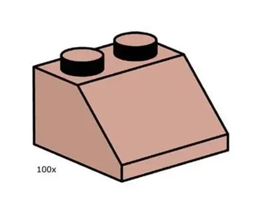 2 x 2 Sand Red Roof Tile Image