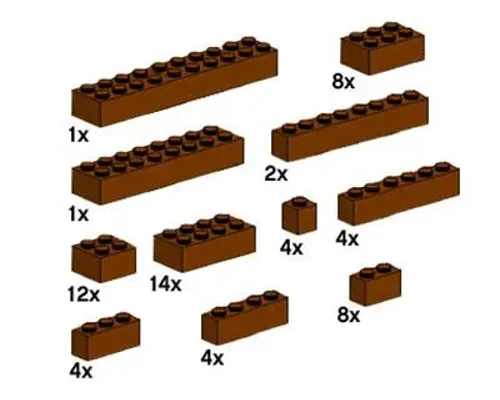 Assorted Brown Bricks Image