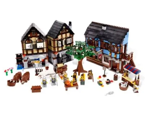 Medieval Market Village Image