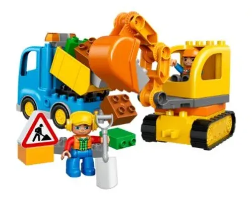 Truck & Tracked Excavator Image