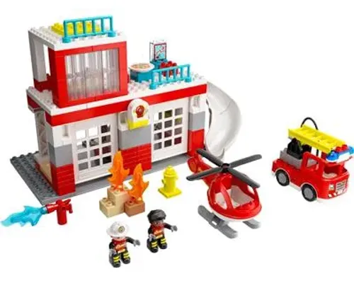 Fire Station & Helicopter Image