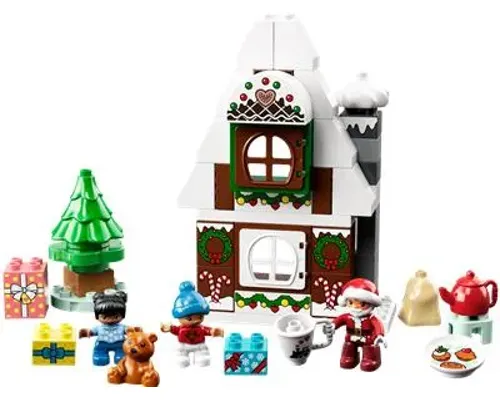 Santa's Gingerbread House Image