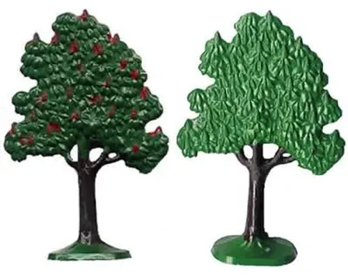 Painted Trees and Bushes Image