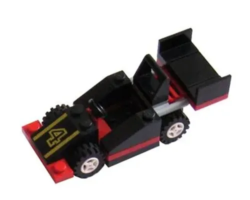 Black Racing Car Image