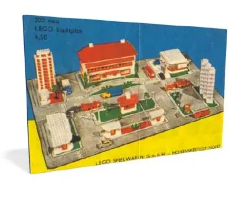 LEGO Town Plan Board, Continental European Cardboard Version Image