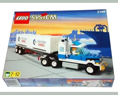 Color Line Container Lorry Image