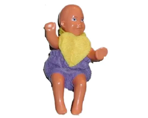 Scala Doll (Baby Thomas with Large Eyes Pattern with Clothes) Image