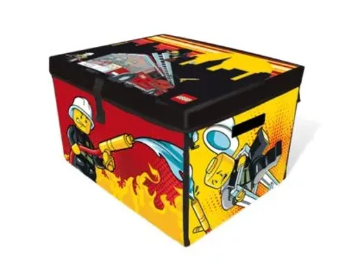 Firefighter ZipBin Large Storage Toy Box Image