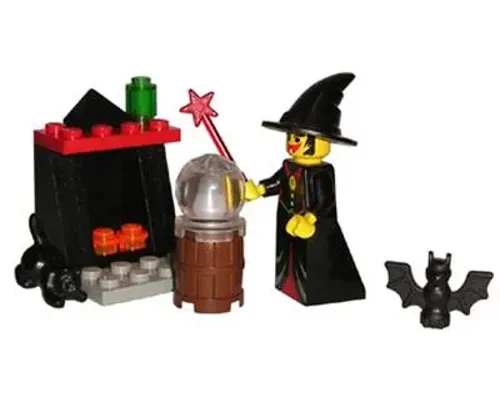 Witch and Fireplace Image