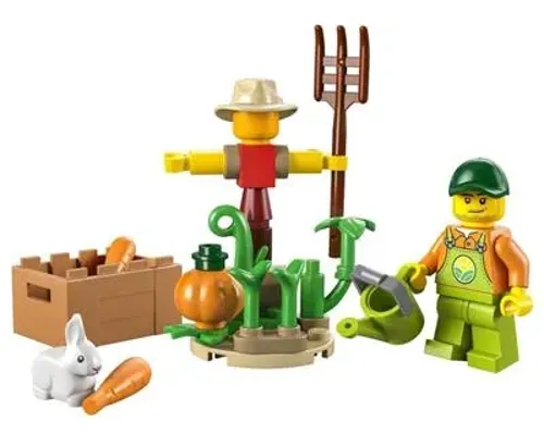 Farm Garden & Scarecrow Image