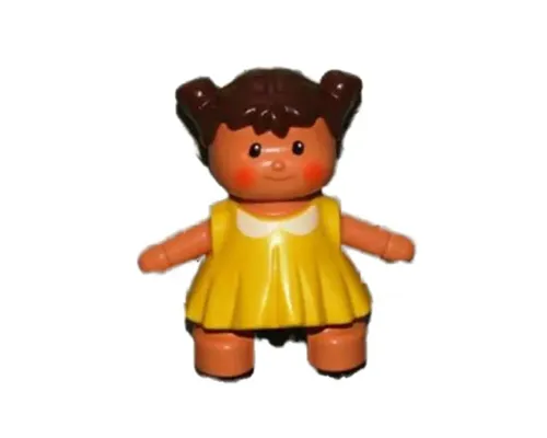 Duplo Figure Doll, Lisa's Baby, Yellow Dress Image