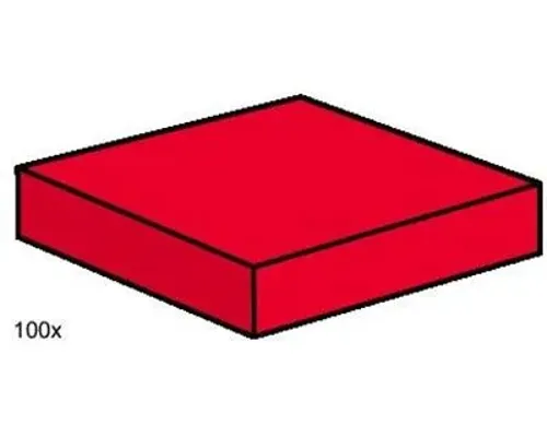 2x2 Red Smooth Tiles Image