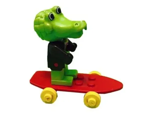 Clive Crocodile on his Skateboard Image