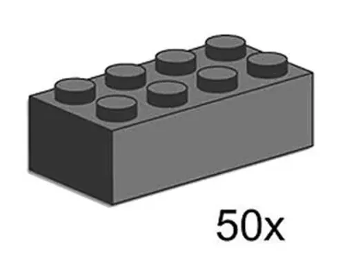 2x4 Dark Grey Bricks Image