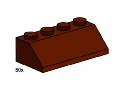 2x4 Roof Tiles Steep Sloped Brown Image