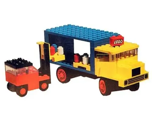 Lorry and Fork Lift Truck Image