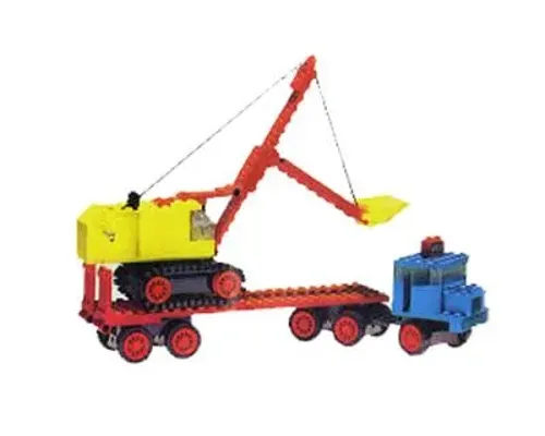 Truck with Excavator Image