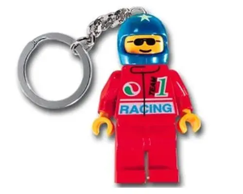 Race Car Driver Key Chain Image