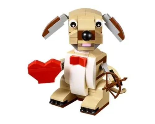 Valentine's Cupid Dog Image