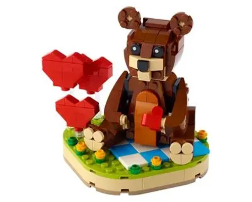 Valentine's Brown Bear Image