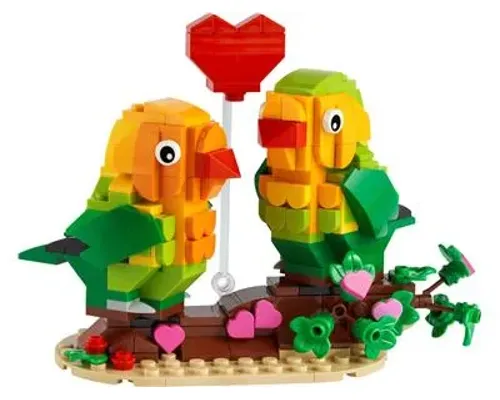 Valentine Lovebirds Image