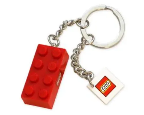 LEGO Red Brick Key Chain Image