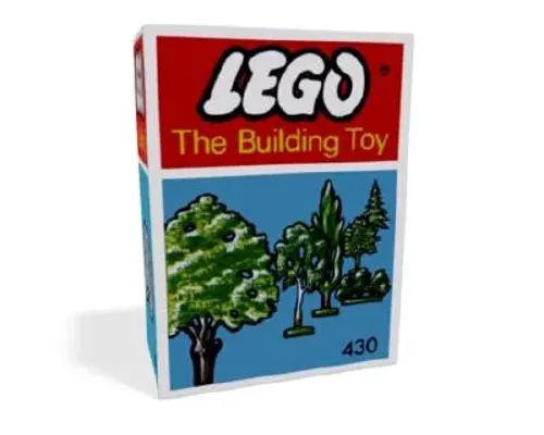 Six Trees and Bushes (The Building Toy) Image