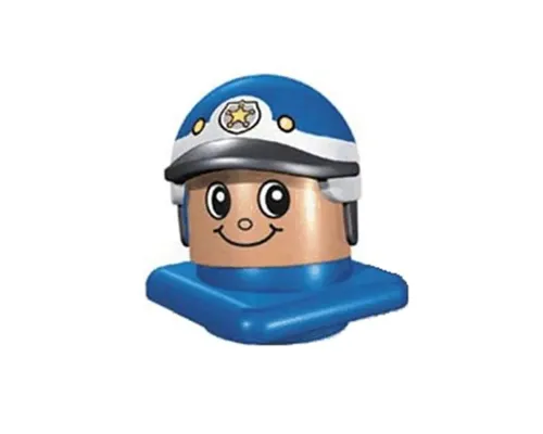 Primo Figure Head Policeman with Helmet Image