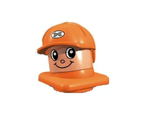 Primo Figure Head Truck Driver with Helmet Image