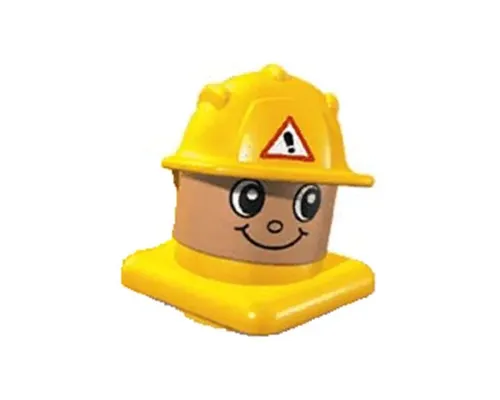 Primo Figure Head Construction Worker with Helmet Image