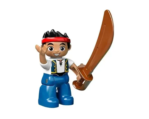 Duplo Figure Lego Ville, Never Land Pirates, Jake (6031799 / 6078563) Image