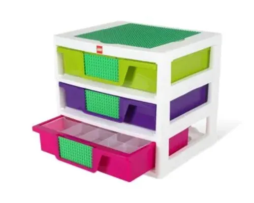 Girls 3-Drawer Storage Bin Image