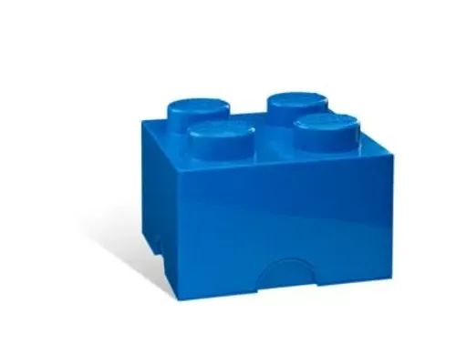 4-stud Blue Storage Brick Image