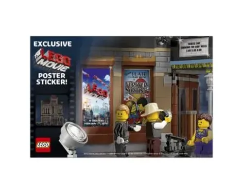 The LEGO Movie Poster Sticker Image