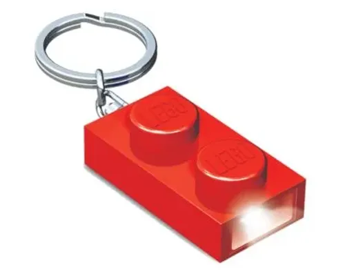 LEGO 1x2 Brick Key Light (Red) Image