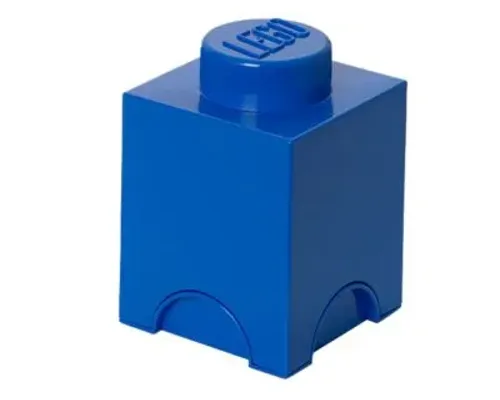 LEGO 1 stud Blue Storage Brick Image