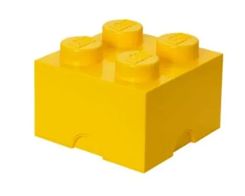 4 stud Yellow Storage Brick Image