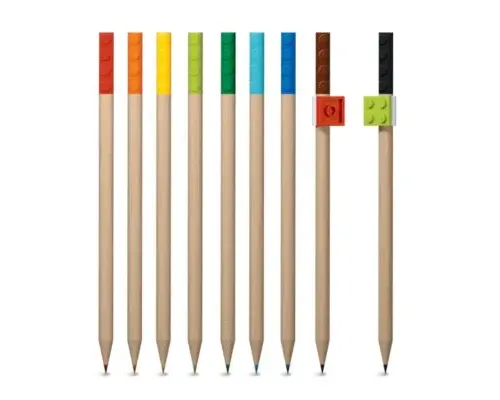 9 Pack Colored Pencil with Toppers Pack Image