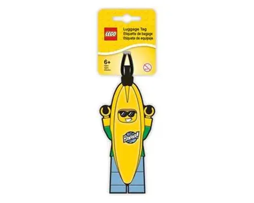 LEGO Banana Guy Luggage Tag Image