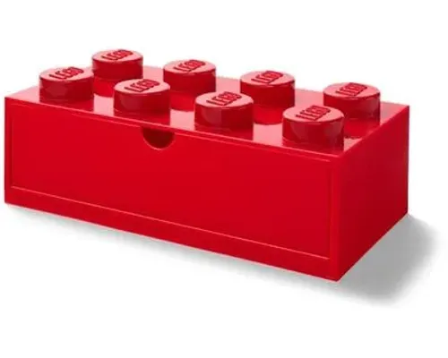 8 Stud Red Desk Drawer Image