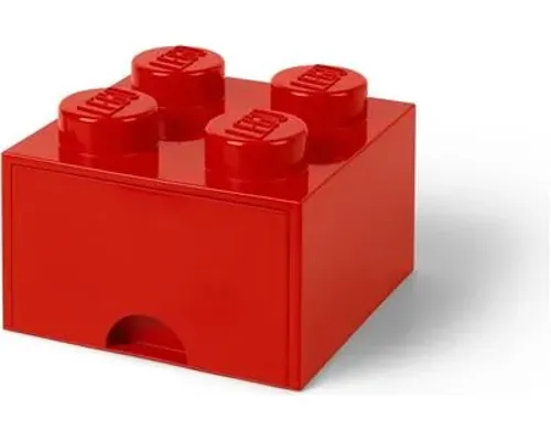 4 Stud Red Desk Drawer Image