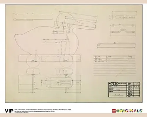 1st Edition of Wooden Duck Print, 1958 Image