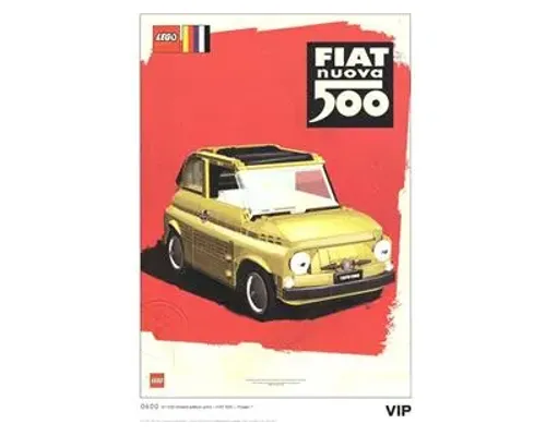 Fiat Art Print 7 - Nuova Rosso Image