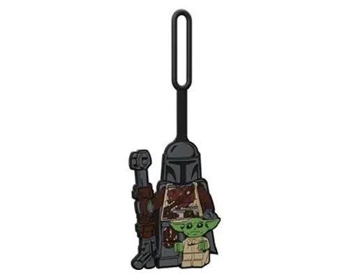 The Mandalorian With The Child Bag Tag Image