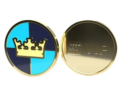 Castle logo collectable coin Image