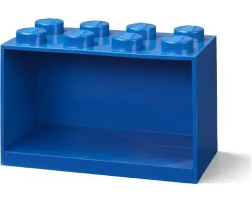 Brick Shelf 8 Knobs Blue Image